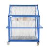 Double-Deck Harp Rack Steel Frame for Glass Transfer