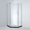 8-19mm Chrome Aluminum Shower Panels/Tempered Glass Panel for Shower Glass