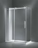 8-19mm Chrome Aluminum Shower Panels/Tempered Glass Panel for Shower Glass