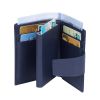 Business Smart Automatic Mini Atm Credit Card Holder Short Wallet with Cash Embossed Pop-up Wallet