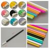 Manufacturers wholesale flocking disposable lip brush lip gloss brush beauty makeup wand