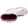 Waterproof printed comfortable rubber sole for kids rain boots