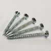 Chipboard Screw Knurling Between Thread Zinc Plated screw factory