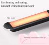 Fashion design 2 in 1 hair curling iron hair straightener tourmaline ceramic 3D floating plate 