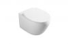 Modern style round rimless wall hang toilet ceramic WC commode for hotel home bathroom