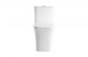 Sanitary wares white one piece washdown wc ceramic toilet with rimless