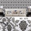 Classic design beautiful pvc floral Self-adhesive wallpaper for bedroom