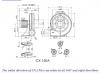 Ooguan Cx Series Centrifugal Blowers Blower Manufacturer in China (CX-150A)