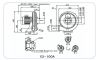 1500W 5.5/3.5A Aluminum Medium Pressure Centrifugal Air Blower Factory in China (CX-100A)