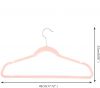 Durable good quality cheap factory made sturdy velvet hanger shirt hanger flocked clothes hanger