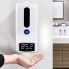 1000ml wall mounted hand sanitizer dispenser thermal temp measuring scanner automatic room wall thermometer k9