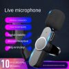 Microphone factory wholesales Newly designed wireless microphone for iphone 11 12 portable podcast with radio