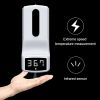 1000ml wall mounted hand sanitizer dispenser thermal temp measuring scanner automatic room wall thermometer k9