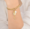 Customized New Designs Stainless Steel Virgin Mary  Bracelet With Pearl For Ladies