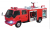 tanker pumper fire-fighting truck 