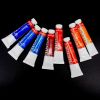 Vivid professional good coverage 24 colors non-toxic 12ml acrylic paint packed with Aluminum tube for artists