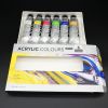 50 Colors 60ml/Tube Acrylic Paint Pigment Art Painting Drawing DIY Wall Painting Graffiti Paint Hand-Painted Art Supplies