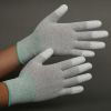 ESD 13 Guage Finger PU Coated Top Fit Gloves for Cleaning Room