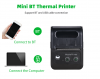 Mini portable thermal printer for barcode and receipt printing with USB & Blue tooth barcode printer handheld for easy carry