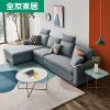 Quanu 102539 multifunction convertible living room l shape sofa cum bed with storage designs