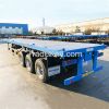 3 axle 40 ft flatbed container semi trailer