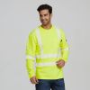 custom logo cotton construction uniform clothing hi vis work shirts