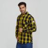 Wholesale Mens Flame Resistant Plaid shirt Breathable 100% Cotton Work Shirts