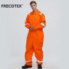 XINKE Custom workwear orange flame retardant safety hi vis coverall working for construction workers