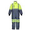 Customized men ultima coverall workwear 100% polyester industrial reflective coverall