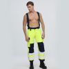 mens cotton workwear bib safety fire retardant mechanic work overalls for welding