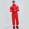 Customized offshore red anti fire resistant flame resistant mechanics welder fireproof safety fr coverall for oil and gas