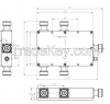 4-way active splitter