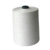 high strength bleach white 100% spun polyester yarn on plastic cone