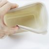 Disposable Food Containers Fast Meal Tray Biodegradable Lunch Box For Take away Corn Starch Container