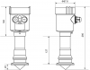 UVRL-31 Sanitary Antenna Radar Level Meter