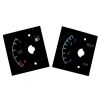 Custom OEM New automotive meter dial design custom silk screen printing auto dashboard and tachometer dial