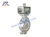 Pneumatic Regulating Control  SS304 body Ceramic Butterfly Valve  for pulp & paper factory