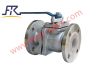 Class150 Fluorine PFA Lined Flange Type Cast Steel Floating Ball Valve 