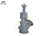 China supplier Flange end WCB body Y TYPE FLUSH BOTTOM VALVE for Soda ash slurry