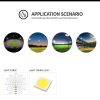 50x50mm 4 In 1 Led 10 Degree XPE/XPG Stadium Lighting Lens Led Optics In China