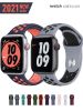 Strap for Apple Watch Series 7 6 5 4 3 2 SE 38MM 42MM Rubber Watchband Strap for iWatch 6/5/4 40MM 44MM Watch Strap Soft Silicone Band 