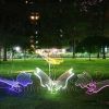 Led butterfly Sculpture Rope Light 3d Street Led Motif Light Train Rope wedding Decoration Outdoor Transparent Luminous