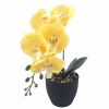 wholesale high quality for home decoration with flowers real touch simulate green plants artificial simulated orchids