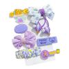 Various Fabric Side Clip And Plastic Hairpin For Little Girl 8pcs One Set