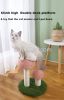 Mushroom cat tree wood sisal cat tree house tower pet climbing tree