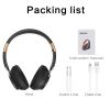 Bluetooth Headphones Over-Ear, Wireless and Wired Stereo Headset Micro SD/TF, FM for Cell Phone,PC,Soft Earmuffs &Light Weight for Prolonged Wearing