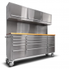 72 inch toolbox stainless steel tool cabinet on wheels