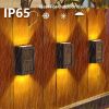 Smart Solar LED Outdoor Light Waterproof Garden Decor Lamps for Balcony Courtyard Street Wall Light Garden Outdoor Lamp