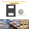 Smart Solar LED Outdoor Light Waterproof Garden Decor Lamps for Balcony Courtyard Street Wall Light Garden Outdoor Lamp