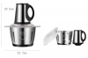 3L three-speed electric stainless steel cooking machine